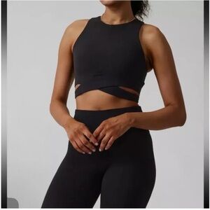 Athleta Conscious Crop Cutout Top XS